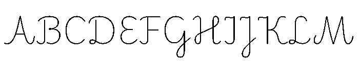 Playwrite CC PL Thin Font UPPERCASE