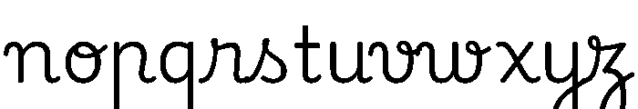 Playwrite CC PT Light Font LOWERCASE