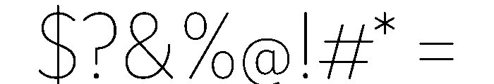 Playwrite CC PT Thin Font OTHER CHARS