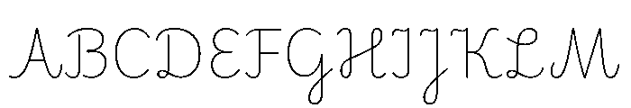 Playwrite CC PT Thin Font UPPERCASE