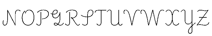 Playwrite CC PT Thin Font UPPERCASE