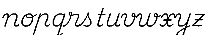 Playwrite CC RO ExtraLight Font LOWERCASE