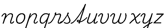 Playwrite CC SK ExtraLight Font LOWERCASE
