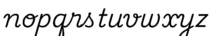 Playwrite CC TZ Light Font LOWERCASE