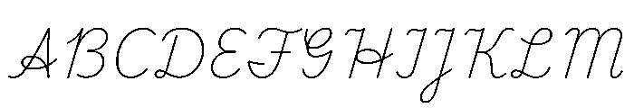 Playwrite CC TZ Thin Font UPPERCASE