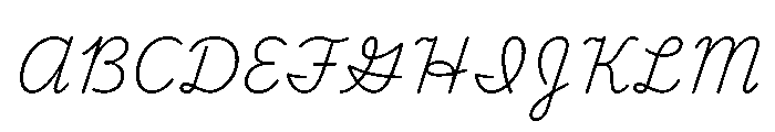Playwrite CC US Trad ExtraLight Font UPPERCASE