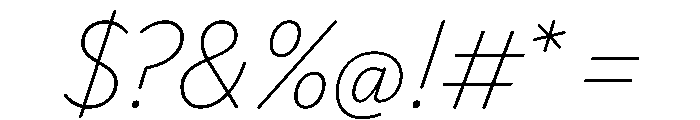 Playwrite CC US Trad Thin Font OTHER CHARS