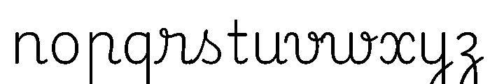 Playwrite CC VN ExtraLight Font LOWERCASE