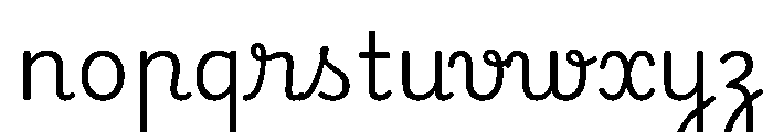 Playwrite CC VN Light Font LOWERCASE