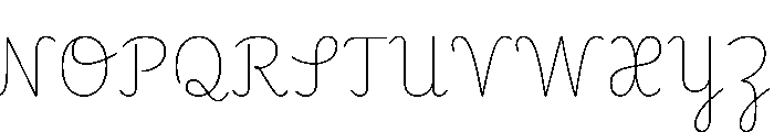 Playwrite CC VN Thin Font UPPERCASE