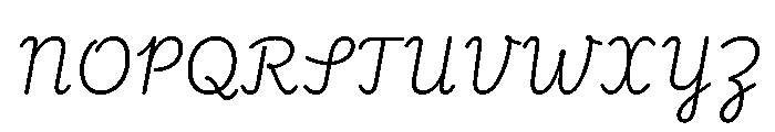 Playwrite CC ZA Light Font UPPERCASE