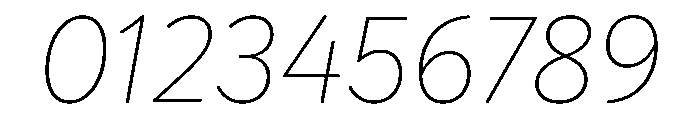 Playwrite CC ZA Thin Font OTHER CHARS