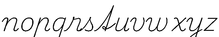 Playwrite Cc Cesko Thin Font LOWERCASE