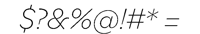 Playwrite Cc Danmark Loopet Extra Light Italic Font OTHER CHARS