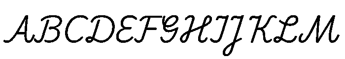 Playwrite Cc Deutschland Lateinische Ausgangsschrift Regular Font UPPERCASE