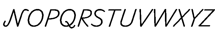 Playwrite Cc Deutschland Schulausgangschrift Light Font UPPERCASE