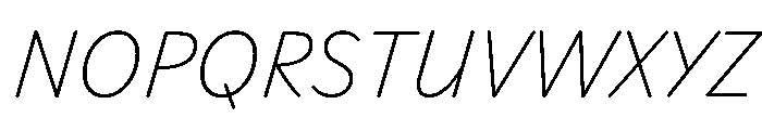 Playwrite Cc Deutschland Vereinfachte Ausgangsschrift Extra Light Font UPPERCASE