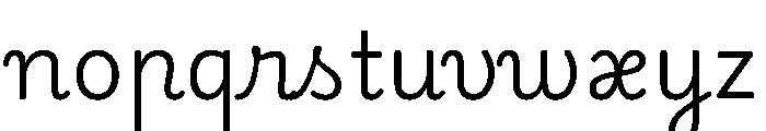 Playwrite Cc Espana Decorativa Light Font LOWERCASE
