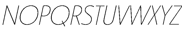 Playwrite Cc France Traditionnelle Extra Light Italic Font UPPERCASE