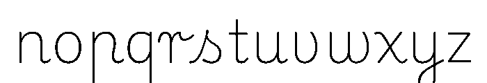 Playwrite Cc Hrvatska Lijeva Thin Font LOWERCASE