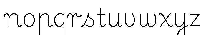 Playwrite Cc Italia Tradizionale Thin Font LOWERCASE