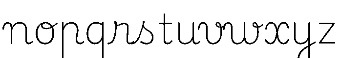 Playwrite Cc Magyarorszag Thin Font LOWERCASE