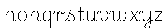 Playwrite Cc Osterreich Thin Font LOWERCASE