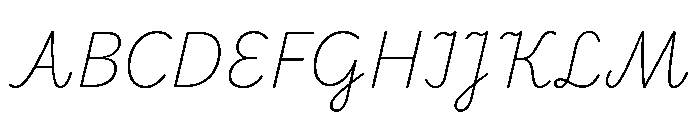 Playwrite Cc Romania Thin Italic Font UPPERCASE