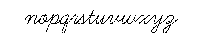Playwrite Cc Usa Traditional Regular Font LOWERCASE