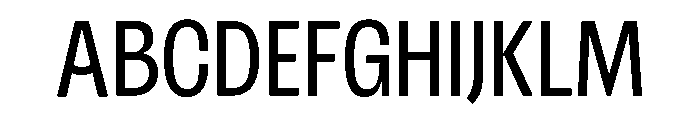Please Display VF Light Font UPPERCASE