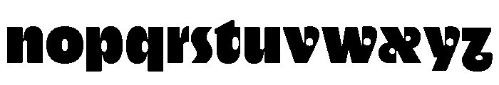 Please Poster VF Heavy Font LOWERCASE