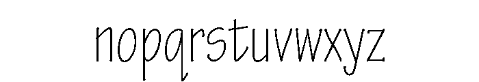 Plunct Light Font LOWERCASE