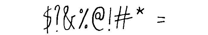 Plunct Regular Font OTHER CHARS