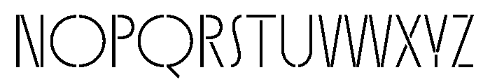 Plunct Thin Font UPPERCASE