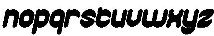 PLAYFUL GRAVITY Bold Italic Font LOWERCASE