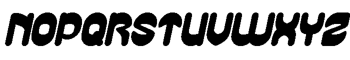 PLAYFUL GRAVITY Italic Font UPPERCASE