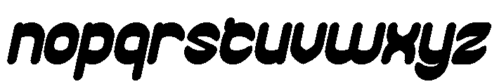 PLAYFUL GRAVITY Italic Font LOWERCASE