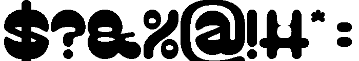 PLAYFUL GRAVITY Font OTHER CHARS