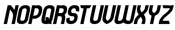 PLAYING MOMENTUM Bold Italic Font UPPERCASE