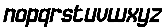 PLAYING MOMENTUM Bold Italic Font LOWERCASE