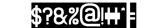 PLAYING MOMENTUM-Inverse Font OTHER CHARS