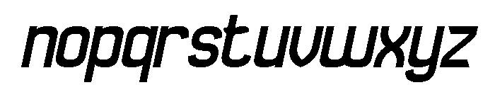 PLAYING MOMENTUM Italic Font LOWERCASE