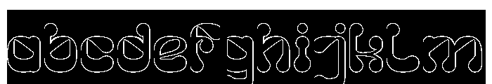 PLEASANT DREAM-Hollow-Inverse FONT