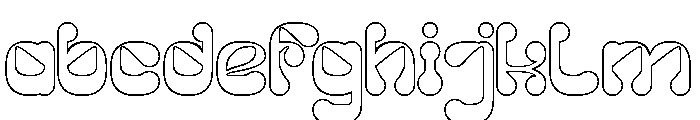 PLEASANT DREAM-Hollow FONT