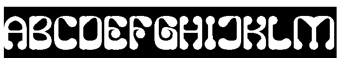 PLEASANT DREAM-Inverse Font UPPERCASE