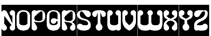 PLEASANT DREAM-Inverse Font UPPERCASE