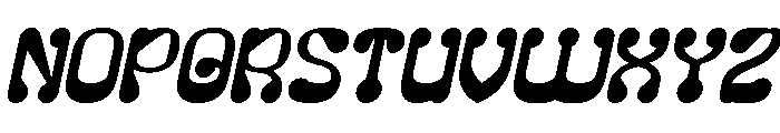 PLEASANT DREAM Italic Font UPPERCASE