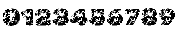 Plague Bold Regular Font OTHER CHARS