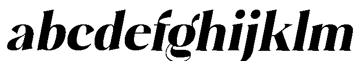 Plakent Black Italic FONT