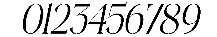 Plakent-LightItalic Font OTHER CHARS
